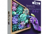 OKTO Tenderness výtvarná modelovací sada – sukulenty v dřevěném rámu 21 × 21 cm