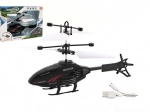 RC vrtulník s ovládáním pohybem ruky a USB nabíjením, 16 cm