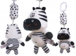Smyslové závěsné chrastítko - zebra