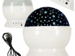 Noční projektor hvězd 2v1 USB