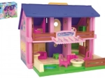Plastový domeček pro panenky 37 cm play house s příslušenstvím