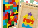 Dřevěné puzzle Tetris 40 dílků
