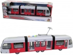 Tramvaj na setrvačník se světlem a českými hláškami