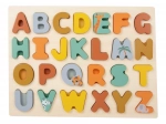 Dřevěné vkládací puzzle abeceda Safari small foot