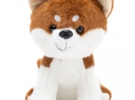 Plyšový pes Shiba Inu hnědo-bílý 20 cm