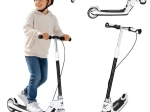 Trike Fix dětská skládací koloběžka s LED kolečky, černá
