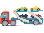 Dřevěný tahač s autíčky Le Toy Van