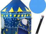 Dětský stan – modrý hrad do domu i na zahradu