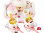 Dřevěný čajový set pro děti