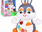 Interaktivní tančící králíček pro batolata – hračka na podporu lezění se světly a hudbou
