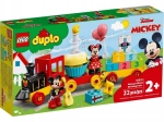 LEGO DUPLO Disney narozeninový vláček s MICKEY MOUSE a MINNIE