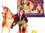 Unicorn Academy Valentina a Cinder – figurka dívky a jednorožce s doplňky