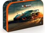 Dětský lamino kufřík Auto 34 cm