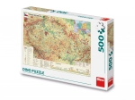 Dino puzzle Mapa České republiky 500 dílků