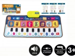 Elektronická hrací podložka pianko Zvířátka a jejich kapela 80 × 37 cm
