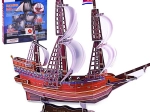 3D puzzle loď Golden Hind, 108 dílků