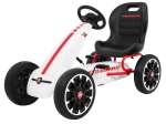 Šlapací motokára ABARTH bílá
