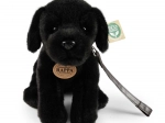 plyšový pes labrador černý 25 cm eco-friendly