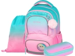 Školní set OXYBAG OXY NEXT Ombre Pink – batoh, penál a sáček