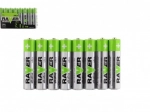 Alkalické baterie AAA 1,5 V – 8 ks RAVER