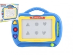Magnetická kreslicí tabulka pro děti, plastová, 2 barvy