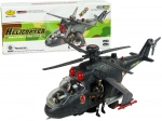 Helikoptéra s obrovskými křídly a světelnými efekty
