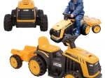 EVO dětský elektrický traktor JCB s přívěsem