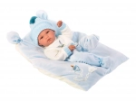 Llorens New Born chlapeček – realistická panenka s celovinylovým tělem 35 cm