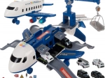 Policejní letadlo rozkládací parkoviště se světly a zvuky