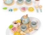 Dřevěná čajová sada 14 dílů ECOTOYS
