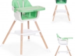 Jídelní židlička pro děti 2v1, zelená, ECOTOYS