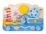 Bigjigs Baby dřevěná motorická deska moře