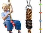 Zahradní houpačka s lezeckým lanem pro děti Kruzzel