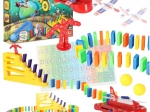 domino s vystřelovačem letadel – vzdělávací stavebnice STEM