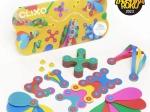 Clixo rainbow magnetická stavebnice 42 ks