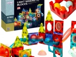 Magnetické stavebnice s kuličkovou dráhou 77 ks