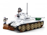 Sluban Bitva o Budapešť – bílý tank T‑34/85 stavebnice