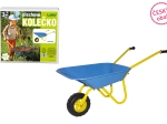Plechové kolečko modré 82 × 42 × 35 cm