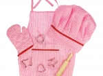 Bigjigs Toys růžový dětský kuchařský set