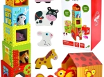 woopie green skládací farmářské kostky s figurkami 10 dílů