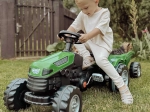 Woopie šlapací traktor Farmer GoTrac Maxi s přívěsem a tichými koly