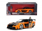 Rychle a zběsile model auta 1997 Mazda RX-7 s figurkou Han Lue
