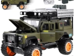 Kovový terénní vůz se zvukem a LED světly