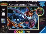 svítící puzzle jak vycvičit draka 3 xxl 100 dílků – ravensburger