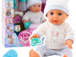 Lalka miminko čůrací s příslušenstvím a zvuky