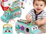 Hudební auto se sortérem a xylofonem WOOPIE BABY