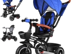 Dětské tříkolové kolo 3v1 s dáškem TINY BIKE