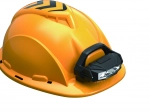 Stavební helma se svítilnou