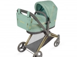 Skládací kočárek pro panenky 3 v 1 s taškou CAPRICCIO, 73 cm