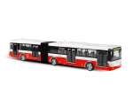 Kloubový autobus s českým hlášením zastávek 36 cm červený